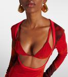 Платье макси с вырезом и принтом Libertine SIR, Wren Print - фото 4