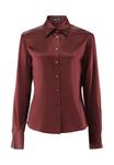 Блуза van Laack Button-down blouse, Brown - фото 5