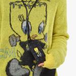 Кожаный кардхолдер унисекс черный MCM - фото 7