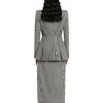 Женский деловой костюм черный Alexander McQueen - фото 4