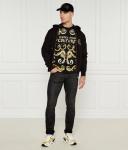 Футболка мужская Versace Jeans Couture с золотым узором, черный - фото 2