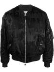 Alexander McQueen бомбер с логотипом, черный - фото