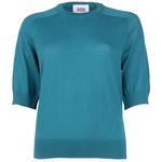 Зеленый хлопковый свитер ALPHA STUDIO - фото