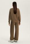 Кардиган OYSHO KNIT WITH LAPEL COLLAR, Brown - фото 3