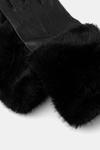 Кожаные перчатки Answear.Lab, черный - фото 2