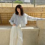 ELLE Рубашка Women's Blue Lapel Moderate - фото 4