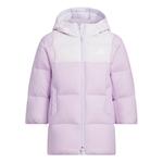 Детская пуховая куртка Adidas, фиолетовый - фото