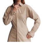 Летнее платье для ленивых дней в цвете хаки/белый TWP - фото 4