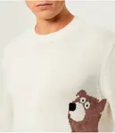 Свитер Regular fit Ea7, белый - фото 4