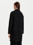 Шерстяное пальто свободного кроя Morgan, черный - фото 3