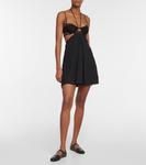 Мини-платье с вырезом Nensi Dojaka, черный - фото 2