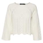 Свитер Vero Moda Ginger Boat Neck, бежевый - фото 3