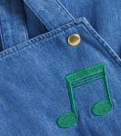 Джинсовый комбинезон Mini Rodini, синий - фото 3