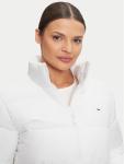 Пуховик стандартного кроя Tommy Jeans, белый - фото 4