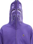 Толстовка на молнии с капюшоном A BATHING APE, фиолетовый - фото 5