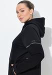 Толстовка Ulla Popken Zip-up sweatshirt, Black - фото 4