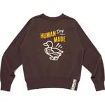 Толстовка SS25 Unisex HUMAN MADE, коричневый - фото
