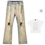 Джинсы унисекс Xinyinsu, желтый - фото 33