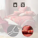 Постельное белье красное 1x 200x200 см + 2x 40x80 см Erwin Müller - фото 5