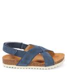 Замшевые сандалии Groot Pom d'Api, Nubuck Marine - фото 4