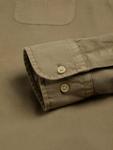 Рубашка на пуговицах Comfort fit Scalpers, оливковый - фото 8