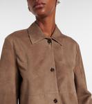 Замшевая рубашка Estate S Max Mara, Visone - фото 4