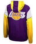 Мужская ветровка с капюшоном и полумолнией Los Angeles Lakers Highlight Reel Mitchell & Ness, фиолетовый - фото 4