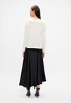 Топ Marc Cain Long sleeved top, Off White/Off-White - фото 4