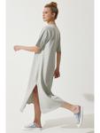 Платье до колена Happiness Istanbul, серый - фото 4