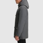 Пуховое пальто с капюшоном «Арктика» Woolrich, серый - фото 7