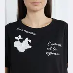 Футболка стандартного кроя Actitude_Twinset, черный - фото 3