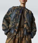 Джинсовая куртка-бомбер с принтом Acne Studios, коричневый - фото 5