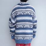 Свитер унисекс синий WE11DONE - фото 5