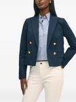 Brooks Brothers двубортный пиджак, синий - фото