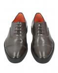 Туфли на шнуровке Santoni, свинцовый - фото 4