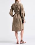 Платье миди Brunello Cucinelli, хаки - фото 4