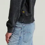 Худи G-Star Washed A Line Script, черный - фото 5