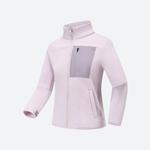 Детская зимняя флисовая утеплённая куртка для походов Quechua SH500 фиолетовая - фото 5