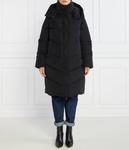 Пальто женское Calvin Klein стеганое с капюшоном, черный - фото