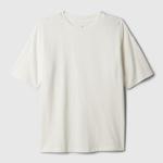 Футболка regular-fit из хлопка Gap, белый - фото