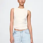 Женский топ GAP, белый - фото 3