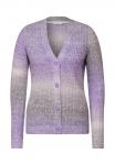Кардиган MIT V-AUSSCHNITT Cecil, фиолетовый - фото 4