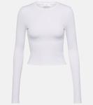 Топ из джерси Wardrobe.Nyc, белый - фото