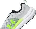Кроссовки Under Armour Kids Assert 10 Sneakers, цвет Mod Grey/Black/Hyper Green - фото 6