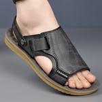 EGCHI Пляжные сандалии Men's Gray/Brown/Black - фото 8