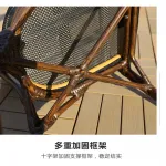 Комплект садовой мебели Green Water: 4 стула, стеклянный круглый, 80 см, (№09) - фото 4