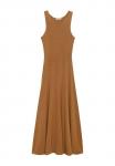 Платье Mango Maxi dress, Brown - фото 6