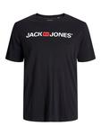 Футболка JACK & JONES PLUS, черный - фото