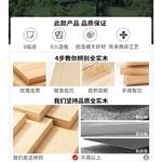 Угловой стол Naijia 120x120 см из массива дерева, цвет Walnut - фото 6