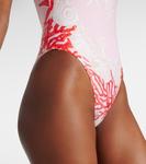 Купальник с принтом Versace, Dusty Rose - фото 5